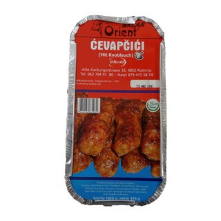 Gostivar Cevapici mit Knoblauch 1kg