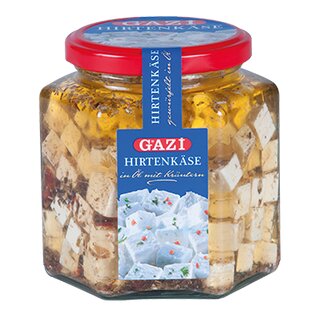 Gazi W�rfelk�se mit Kr�uter im Glas 370gr