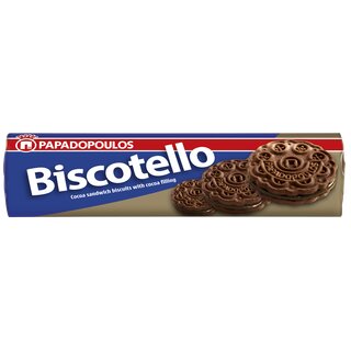 Papadopoulos Biscotello Gemista Schokolade 200gr (12)