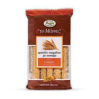 To Manna Kritsini aus Weizen mit Sesam 160gr
