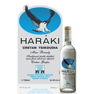 Haraki Tsikoudia 500ml 40% (10)