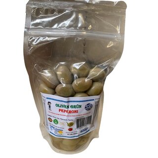 Thraki Oliven Grn mit Peperoni 400gr (6)