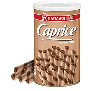 Papadopoulos Caprice Waffelrllchen Cappuccino 250gr