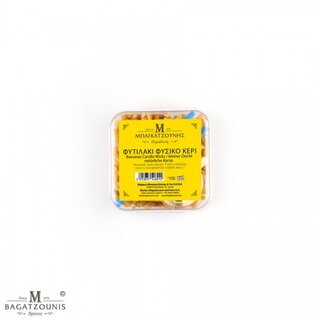 Bagatzounis Kerzendocht natur Wachs 15gr