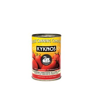 Kyknos - Dattel-Tomaten in Tomatensaft - ganze/geschlte 400gr (24) **