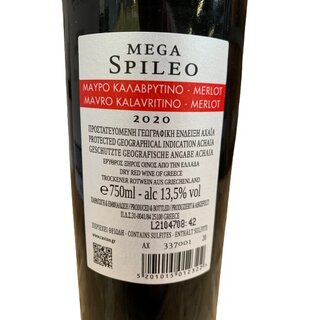 Mega Spileo Kalavritino Merlot - rot 75cl (6)