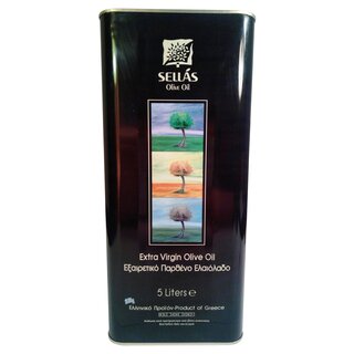 Sellas Olivenl Extra Virgin Bidon 5 Lt.