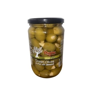 Regina - grne Oliven mit Mandeln 720gr