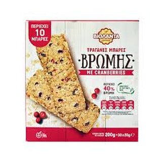 Violanta Oatmeal Bar with Cranberries/Preiselbeeren 40g